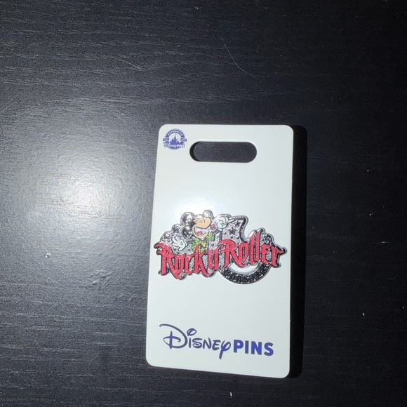 Disney Other - Disney Rock 'n' Roller Pin - Red and Black